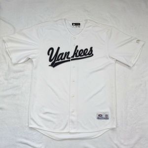 Yankees MLB Jersey True Fan Large White